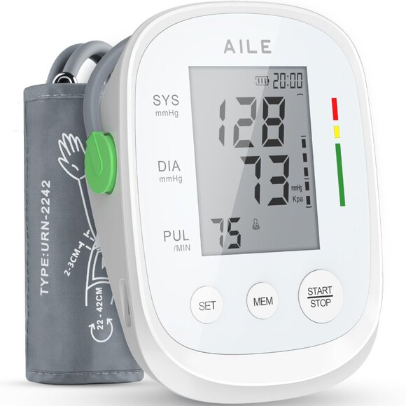 AILE Blood Pressure Monitor, Blood Pressure Machine Upper Arm Large Cuff(8.7"-16 - Picture 1 of 2